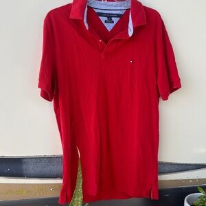Tommy Hilfiger Vibrant Red Polo Shirt
